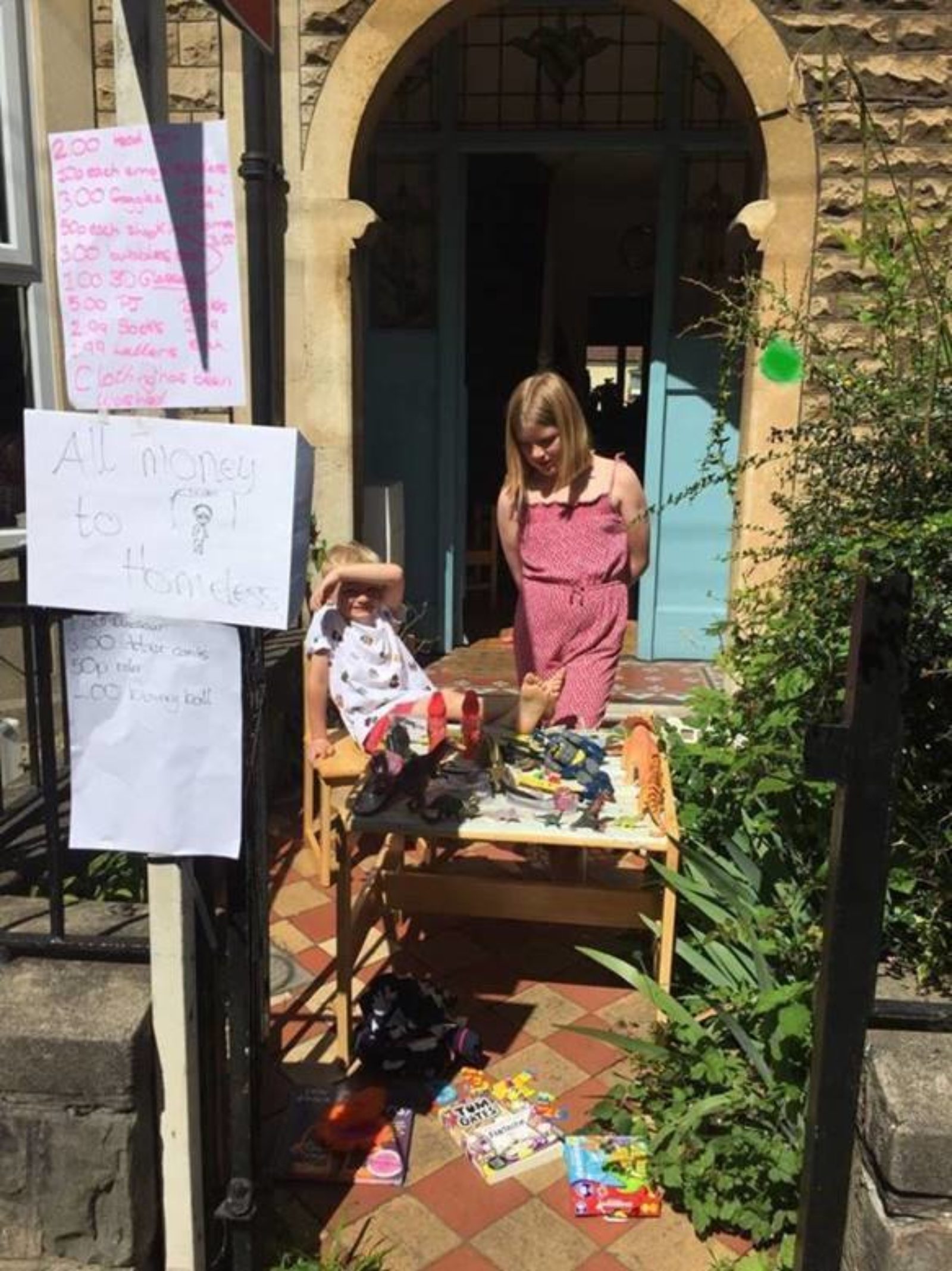 A young constituent raising money to help combat homelessness.