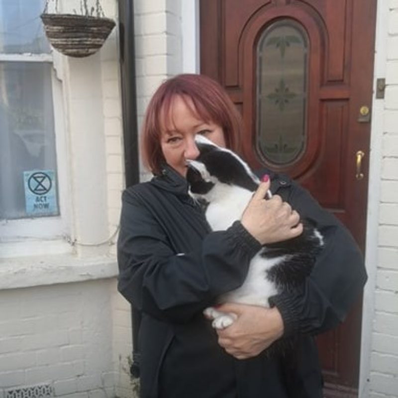 This puss Kerry encountered in Eastville took a liking to her immediately